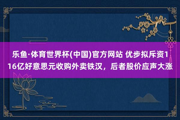 乐鱼·体育世界杯(中国)官方网站 优步拟斥资116亿好意思元收购外卖铁汉，后者股价应声大涨