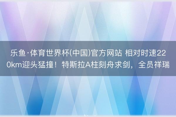 乐鱼·体育世界杯(中国)官方网站 相对时速220km迎头猛撞!特斯拉A柱刻舟求剑,全员祥瑞